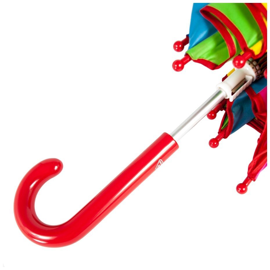 Детский зонт-трость Fulton Heart Junior Rainbow Heart (механика, 16 спиц, защита UPF 50+, мультиколор, Великобритания) 94204 modnotak фото №5