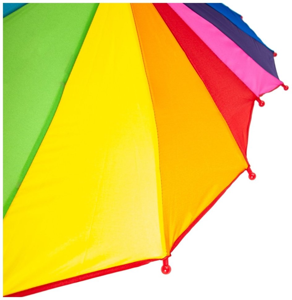 Детский зонт-трость Fulton Heart Junior Rainbow Heart (механика, 16 спиц, защита UPF 50+, мультиколор, Великобритания) 94204 modnotak фото №8