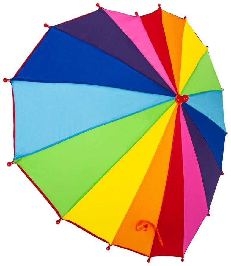 Детский зонт-трость Fulton Heart Junior Rainbow Heart (механика, 16 спиц, защита UPF 50+, мультиколор, Великобритания) 94204 modnotak фото №10