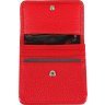 Компактний шкіряний жіночий гаманець червоного кольору з монетницею KARYA (2417174) - 5