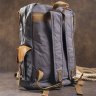 Серый рюкзак из текстиля для путешествий на молнии Vintage (20108) - 9
