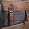 Серый рюкзак из текстиля для путешествий на молнии Vintage (20108) - 10