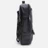 Вместительный городской мужской рюкзак из кожзама в черном цвете Monsen 64904 - 4