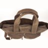 Мужская кожаная сумка коричневого цвета VATTO (11746) - 6