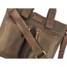 Мужская кожаная сумка коричневого цвета VATTO (11746) - 8
