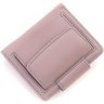 Темно-розовый женский кошелек из натуральной кожи с хлястиком на магните ST Leather 1767304 - 3