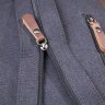 Чорний повсякденний рюкзак з текстилю на блискавки Vintage (20600) - 10