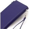 Темно-синий женский кошелек из натуральной кожи с фиксацией на кнопки ST Leather 1767404 - 5
