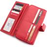 Стильний великий гаманець червоного кольору ST Leather (16506) - 2