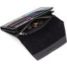 Чорний жіночий гаманець великого розміру з натуральної шкіри Grande Pelle 67804 - 7