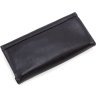 Чорний жіночий гаманець великого розміру з натуральної шкіри Grande Pelle 67804 - 3