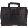 Деловая кожаная сумка для ноутбука до 13" с ручками для носки Ashwood PL45 Brown 97804 темно-коричневого цвета фото №2 Деловая кожаная сумка для ноутбука до 13" с ручками для носки Ashwood PL45 Brown 97804 темно-коричневого цвета modnotak фото - 2