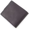 Мужской черный кошелек ручной работы Grande Pelle (13065) - 3
