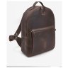 Винтажный городской рюкзак из натуральной кожи темно-коричневого цвета BlankNote Groove L 79004 - 2