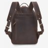 Винтажный городской рюкзак из натуральной кожи темно-коричневого цвета BlankNote Groove L 79004 - 4