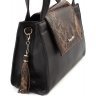 Черная небольшая женская сумка классического типа из натуральной кожи KARYA (19597) - 6