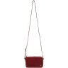 Жіноча шкіряна сумка-кроссбоді червоного кольору на дві блискавки Visconti Brooklyn 69304 - 7