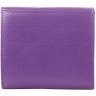 Кожаный женский кошелек фиолетового цвета с монетницей Smith&Canova Haxey 69704 - 3