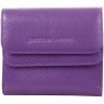 Шкіряний жіночий гаманець фіолетового кольору з монетницею Smith&Canova Haxey 69704 - 5