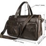 Винтажная мужская сумка мессенджер коричневого цвета VINTAGE STYLE (14526) - 3