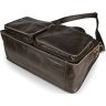 Винтажная мужская сумка мессенджер коричневого цвета VINTAGE STYLE (14526) - 6
