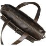 Винтажная мужская сумка мессенджер коричневого цвета VINTAGE STYLE (14526) - 8