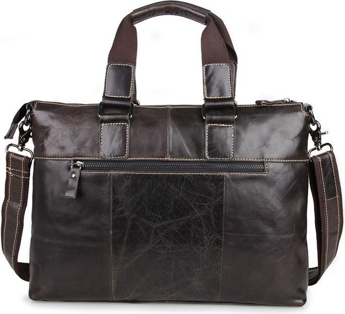 Стильна ділова сумка з натуральної винтажной шкіри VINTAGE STYLE (14220)