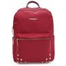 Жіночий рюкзак з червоного текстилю на дві блискавки Monsen 71805 - 1