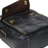 Темно-коричнева чоловіча вінтажна барсетка з натуральної шкіри Borsa Leather (15649) - 5