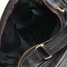 Темно-коричнева чоловіча вінтажна барсетка з натуральної шкіри Borsa Leather (15649) - 8