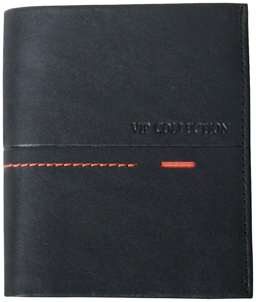 Мужское портмоне из кожи без застежки Beverly Hills вертикального типа Vip Collection 102505 (черное) фото №1 Мужское портмоне из кожи без застежки Beverly Hills вертикального типа Vip Collection 102505 (черное) modnotak фото №1