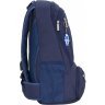 Чоловічий рюкзак темно-синього кольору із текстилю з відсіком під ноутбук Bagland (53005) - 2