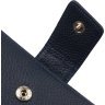 Вертикальний гаманець із натуральної шкіри флотар синього кольору CANPELLINI (2421841) - 3