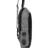 Мужская сумка-слинг серого цвета из полиэстера Remoid (21943) - 4