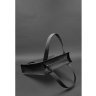 Черная сумка шоппер из кожи высокого качества с длинными ручками BlankNote Бэтси (12823) - 5