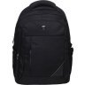 Мужской рюкзак из качественного полиэстера черного цвета с отделением под ноутбук Aoking (22143) - 2