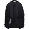 Мужской рюкзак из качественного полиэстера черного цвета с отделением под ноутбук Aoking (22143) - 4