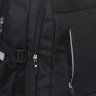 Чоловічий рюкзак із якісного поліестеру чорного кольору з відділенням під ноутбук Aoking (22143) - 6
