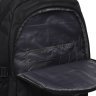 Чоловічий рюкзак із якісного поліестеру чорного кольору з відділенням під ноутбук Aoking (22143) - 7