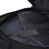 Чоловічий рюкзак із якісного поліестеру чорного кольору з відділенням під ноутбук Aoking (22143) - 8