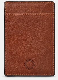 Мужской кардхолдер из натуральной матовой кожи Yoshi 94405 коричневого цвета