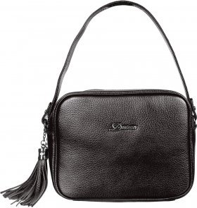 Черная женская сумка классического дизайна из натуральной кожи Desisan (19139)