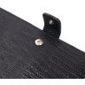 Чорне лакове чоловіче портмоне з натуральної шкіри з розворотом під документи KARYA (2421191) - 3