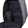 Мужской городской рюкзак из серого текстиля с отделением под ноутбук Bagland (55405) - 9