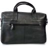 Классическая мужская сумка для ноутбука из натуральной черной кожи Tiding Bag (21208) - 3