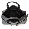 Класична чоловіча сумка для ноутбука з натуральної чорної шкіри Tiding Bag (21208) - 5