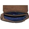 Стильная мужская сумка мессенджер коричневого цвета VATTO (11647) - 5