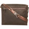 Стильная мужская сумка мессенджер коричневого цвета VATTO (11647) - 6