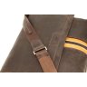 Стильная мужская сумка мессенджер коричневого цвета VATTO (11647) - 8