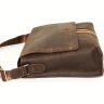 Стильная мужская сумка мессенджер коричневого цвета VATTO (11647) - 11